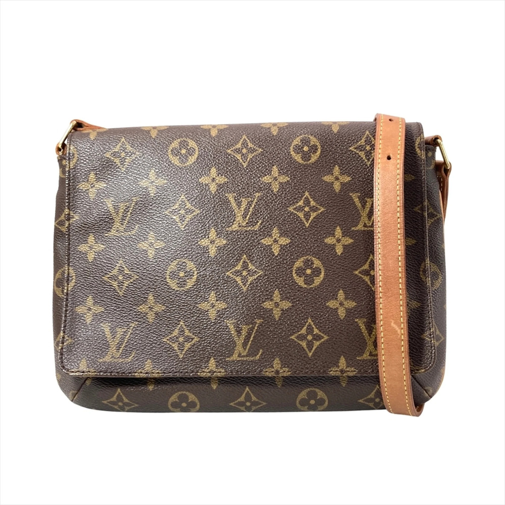 LOUIS VUITTON Brown Monogram Canvas Shoulder Bag